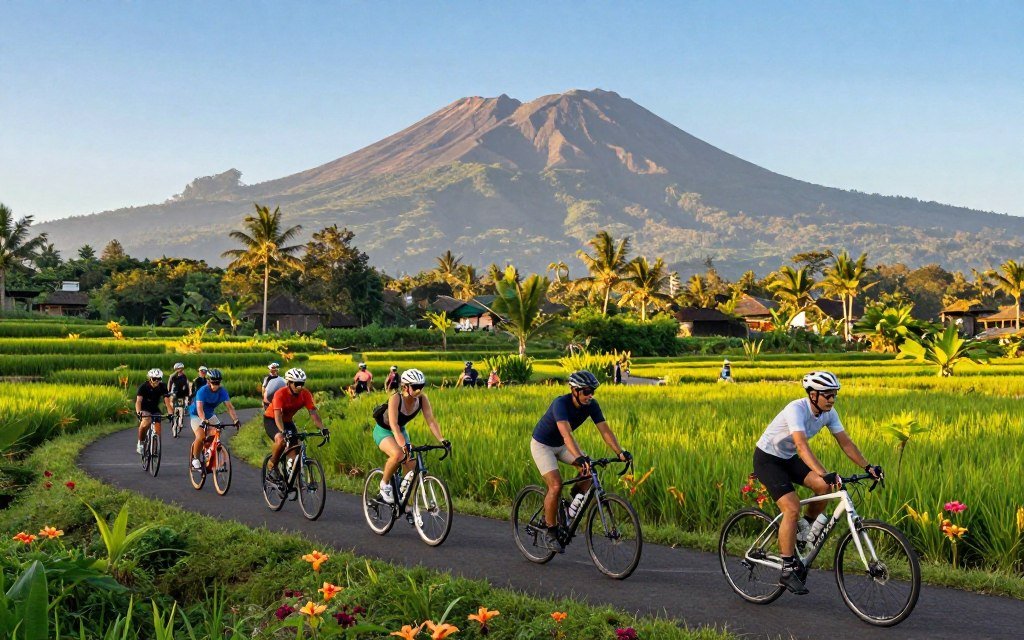 Kintamani to Ubud cycling tour
