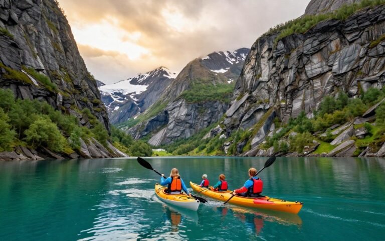 norwegian fjords kayaking