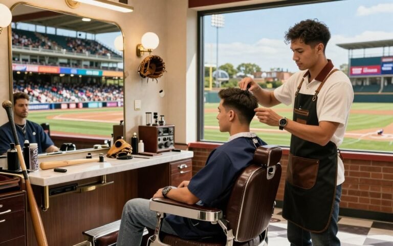baseball stadium haircut